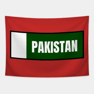 Pakistan Flag Colors Tapestry