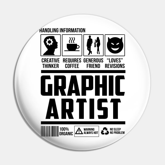 Graphic Artist Pin by nelsoncancio