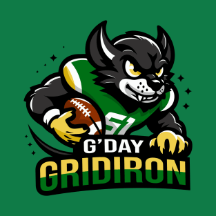 Gday Gridiron Tassie Devil RB T-Shirt