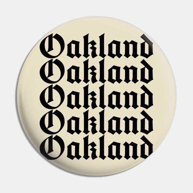 Oakland Knows Pin by mikelcal