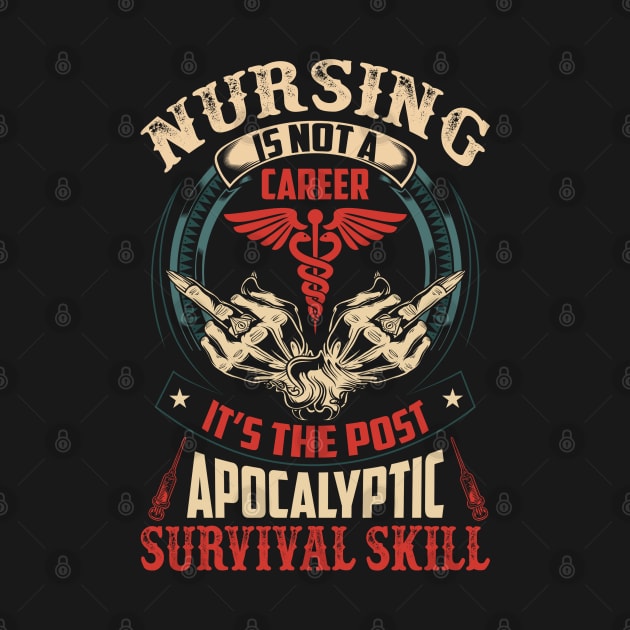 Nursing Is Not A Career - Nursing Gifts by bunnierosoff21835