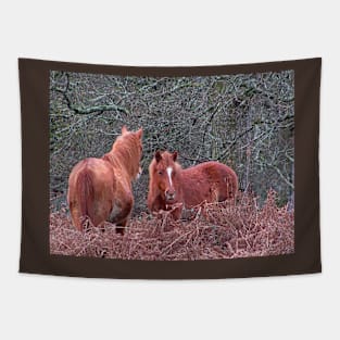 New Forest Ponies Tapestry