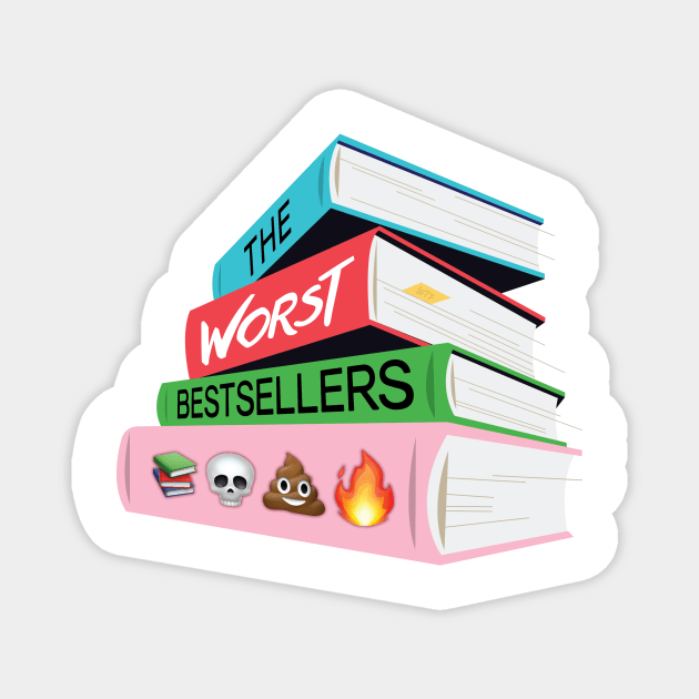 The Worst Bestsellers Logo Magnet by The Worst Bestsellers