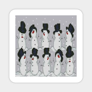 Snowman Cold Day Magnet