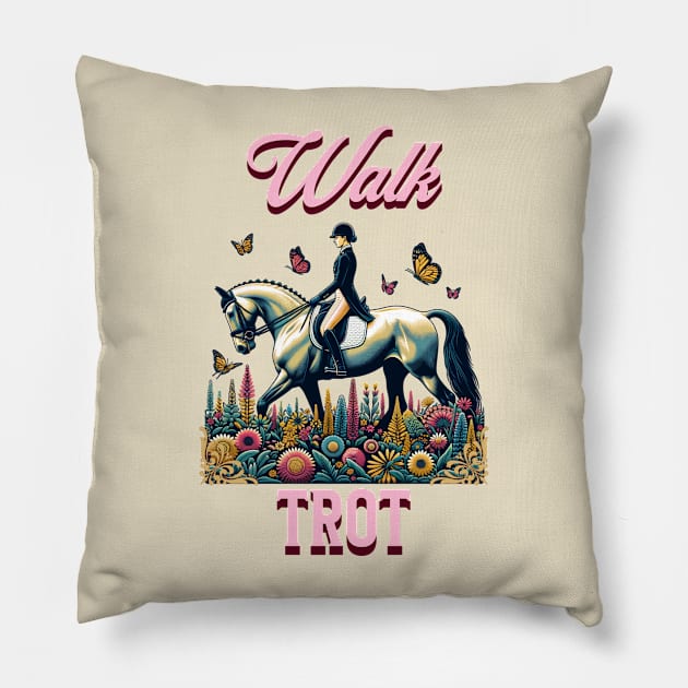 Equestrian Dressage Pillow by BeDazzleMe