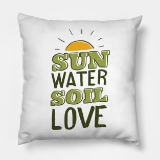 Sun, Summer, Love Pillow