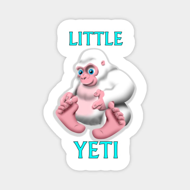 Little Yeti Magnet by Wickedcartoons