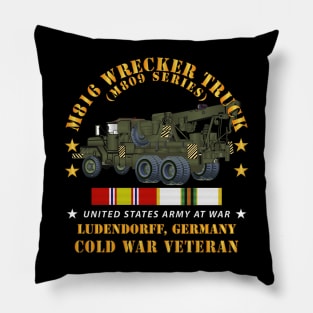 M816 Medium Wrecker Truck - OD - Left Rear Oblique - Ludendorff, Germany - w COLD SVC X 300 Pillow