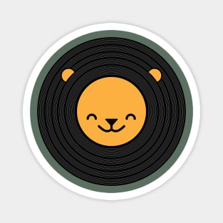 Vinyl Lion Magnet