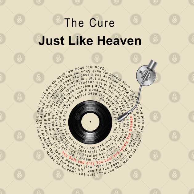 JUST LIKE HEAVEN LYRICS ILLUSTRATIONS by Vansa Design