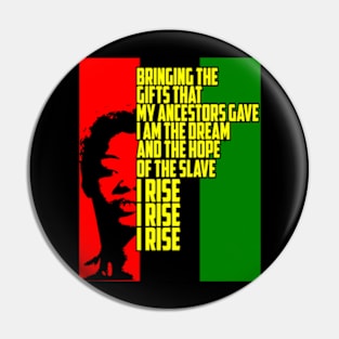 I Rise poem by Maya Angelou Pin