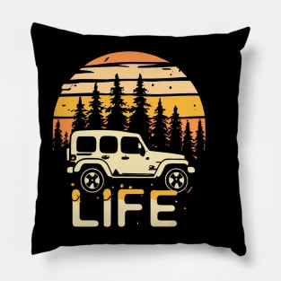 Urban jeep girl Pillow