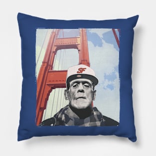 #Goldengate (Frankie's selfie) Pillow