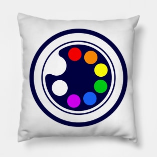 Abstract palette icon Pillow