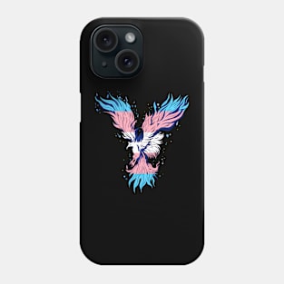 Transgender Phoenix Reborn Transsexual Flag Lgbt Trans Bird Phone Case