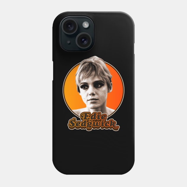 Retro Edie Sedgwick Tribute Phone Case by darklordpug