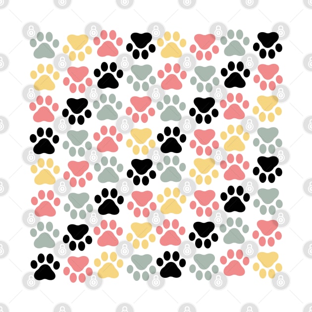 Paw Prints Pattern by smoochugs