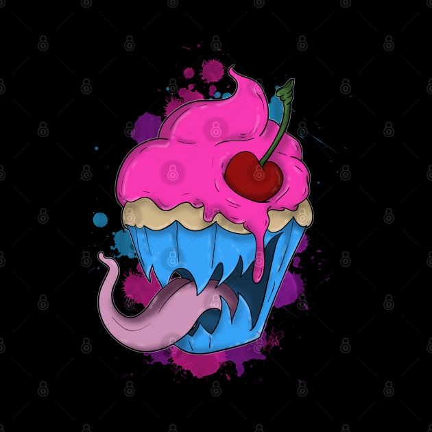 Cannibalistic Cupcake by schockgraphics
