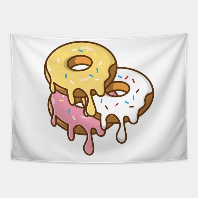 DONUTS Tapestry by fflat hds