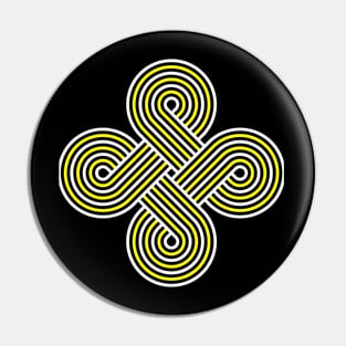 Abstract Infinite Gold Pin