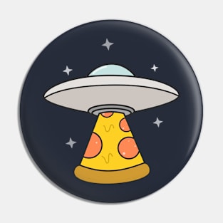 Kawai Cute UFO Pizza T-Shirt Pin