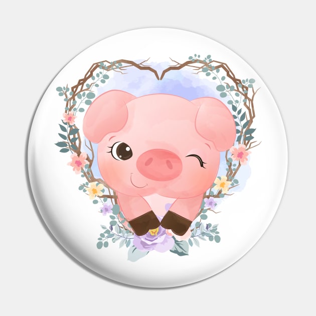 Pig Pin by O2Graphic