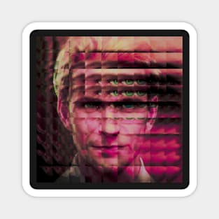 Angel - Glitch Art Portrait Magnet