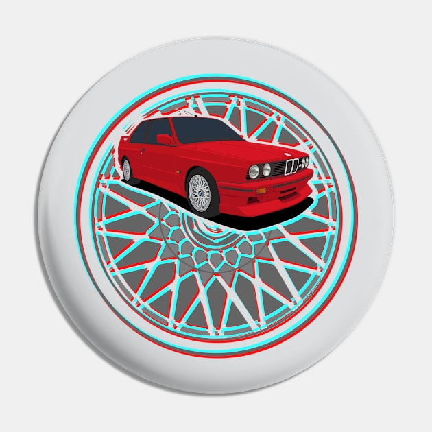 E30 M3 Pin by AutomotiveArt