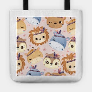 Boho Animal Collection Tote