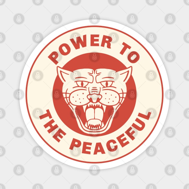 Power To The Peaceful Magnet by Football from the Left