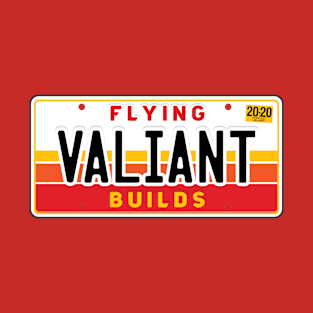 Flying Valiant Builds License Plate (Full Color) T-Shirt