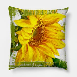 Sunflower abstract Pillow