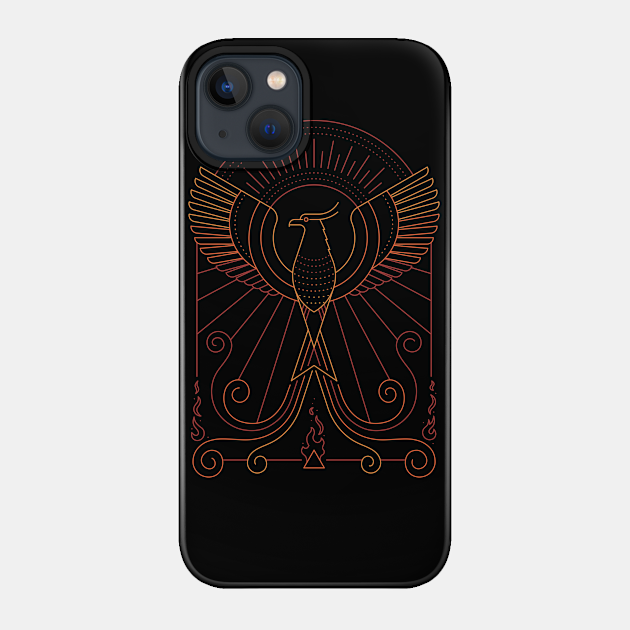 Bird of Fire - Phoenix - Phone Case