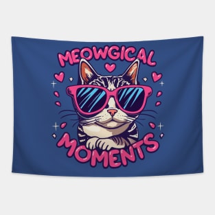 Meowgical Moments Tapestry