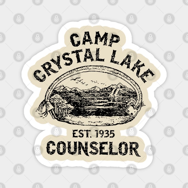 Camp Crystal Lake Counselor Magnet by rembo