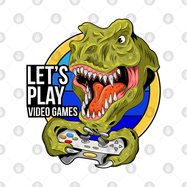 T Rex Player Videos Game by Mako Design 