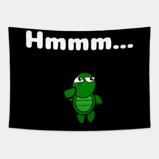 Suspicious Turtle Tapestry