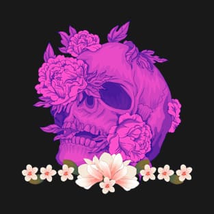 the best skull rose women T-Shirt