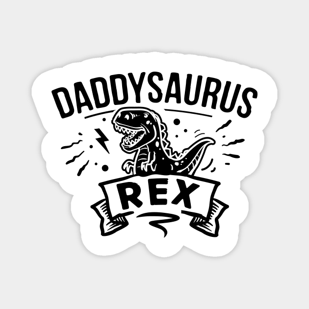 Daddysaurus Rex Magnet by CB Creative Images