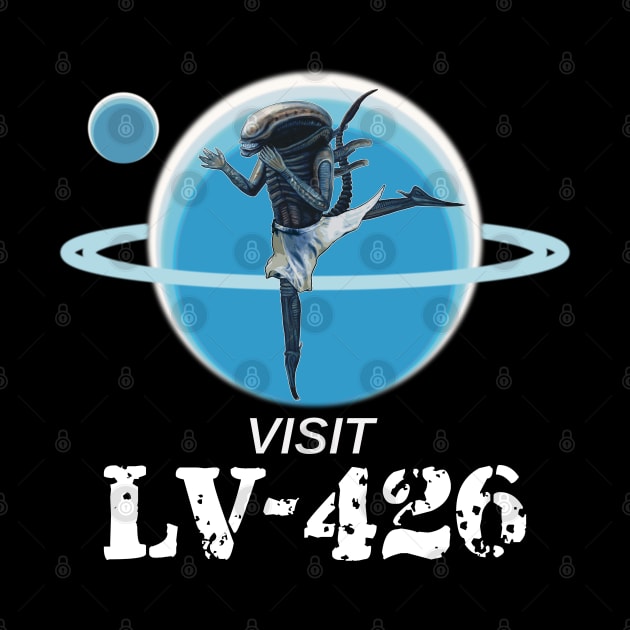 Visit LV-426 Print by SPACE ART & NATURE SHIRTS 