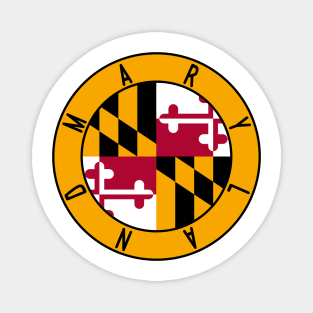 Maryland Flag Decal Magnet