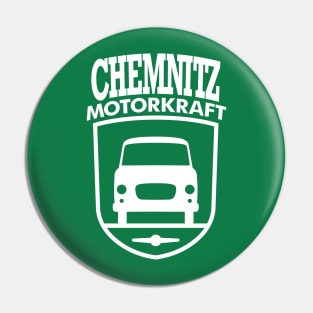 Barkas B1000 Motorkraft Chemnitz coat of arms (white) Pin