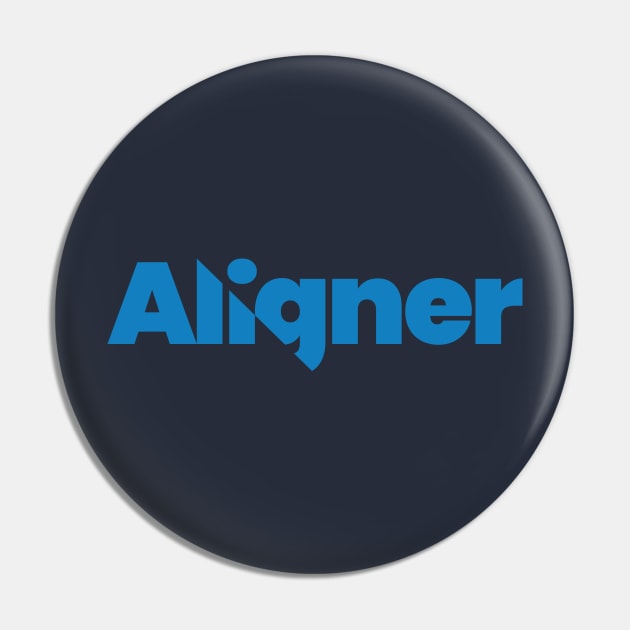 Aligner - A Modern and Creative Typography Design Pin by Magicform