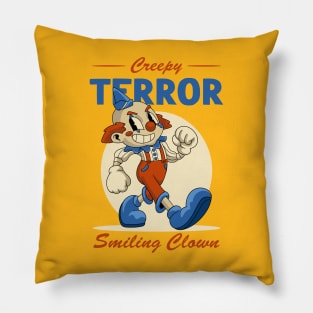 Smiling Clown Halloween Pillow