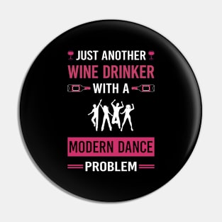 Wine Drinker Modern Dance Dancing Dancer Pin