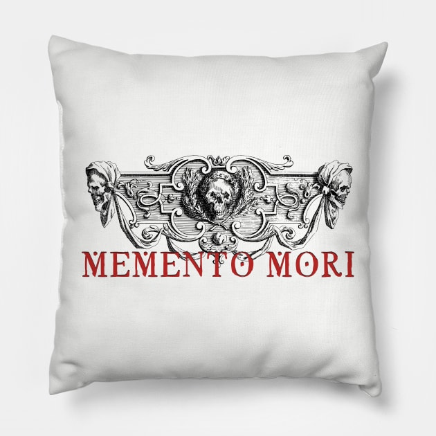 Memento Mori Pillow by emma17