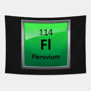 Flerovium Periodic Table Element Symbol Tapestry