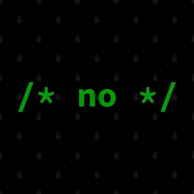 /* no */ comment (Inline) by ObscureDesigns