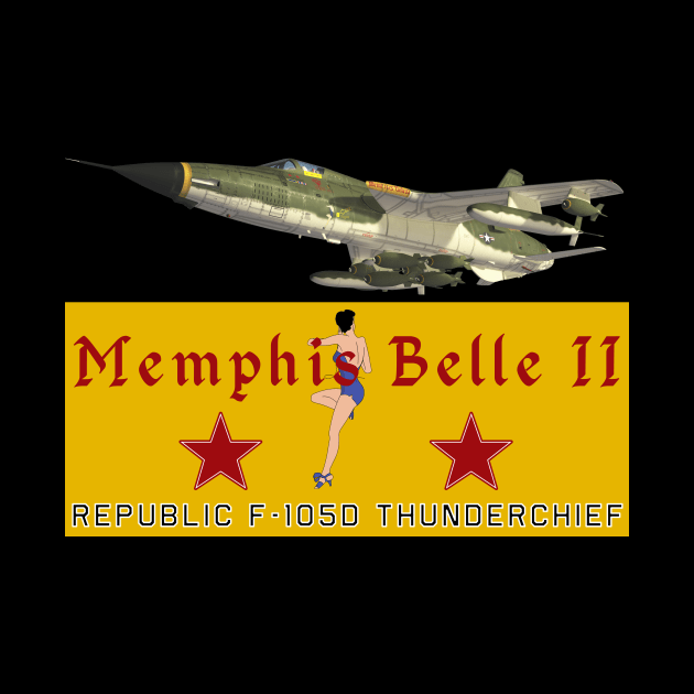 F-105D Thunderchief Memphis Belle II by John_Matthews_Art