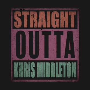 Vintage Proud Basketball Name Khris Retro Style Straight Outta T-Shirt